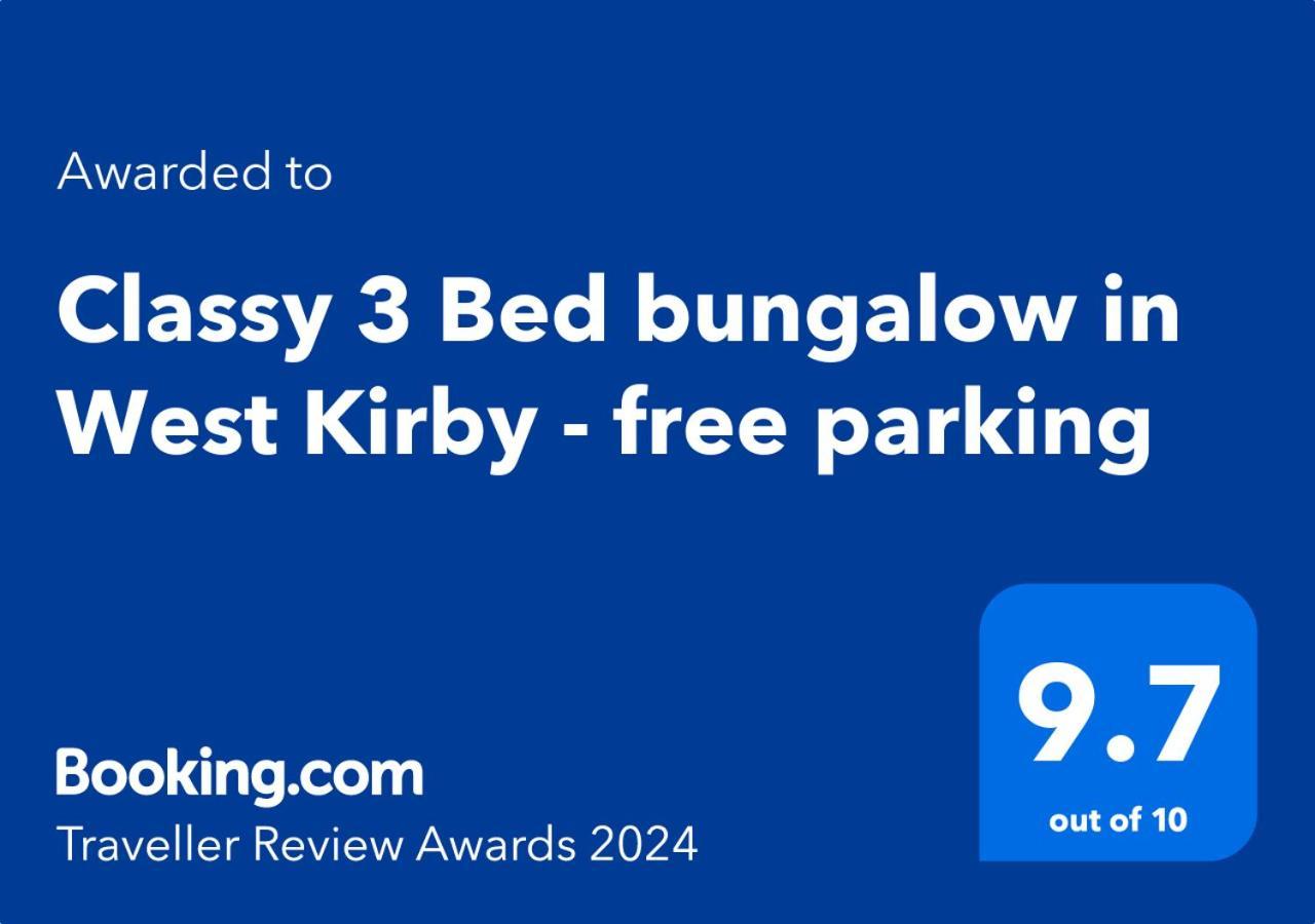 Frankby Cosy 3Bed Bungalow In West Kirby, Free Parking מראה חיצוני תמונה